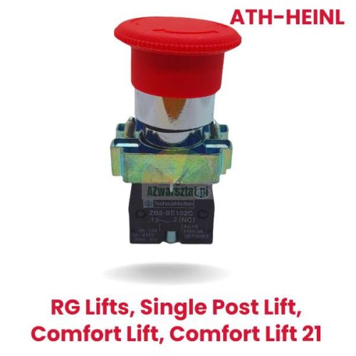 Emergency stop button replacement for ATH-Heinl, RG Lifts, Single Post Lift, Comfort Lift 21