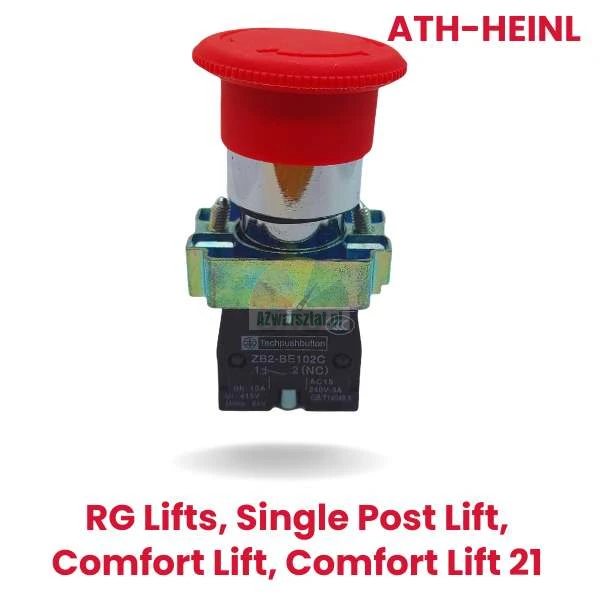 Emergency stop button replacement for ATH-Heinl, RG Lifts, Single Post Lift, Comfort Lift 21