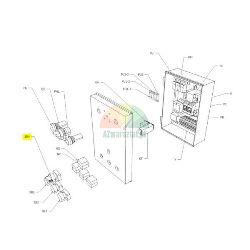 ATH-Heinl lift operation switch for H2 H3 and Four-Post Lifts