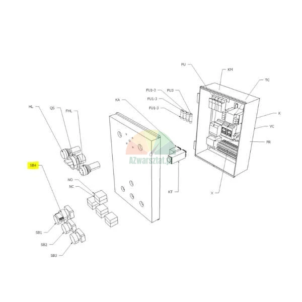 ATH-Heinl lift operation switch for H2 H3 and Four-Post Lifts