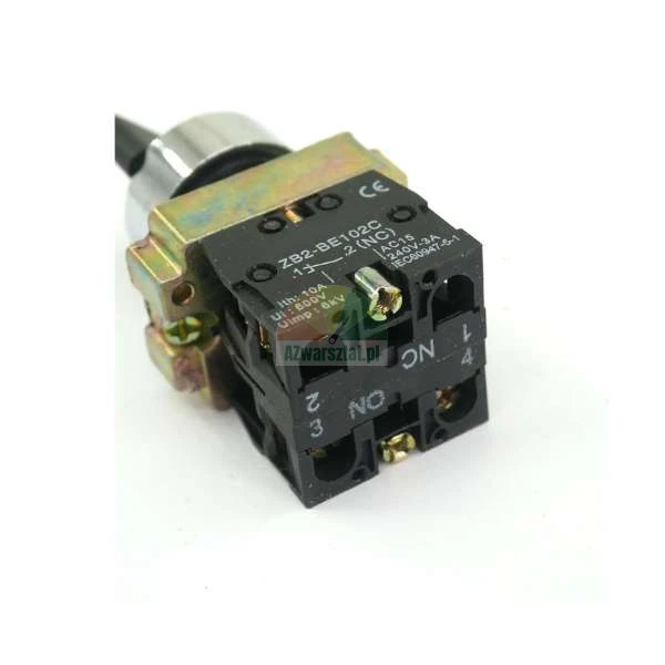 ZB2-BE102C contact block with NC and NO terminals for industrial push button switches