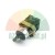 2-position rotary selector switch ZB2-BE102C with black handle and metal mounting bracket.