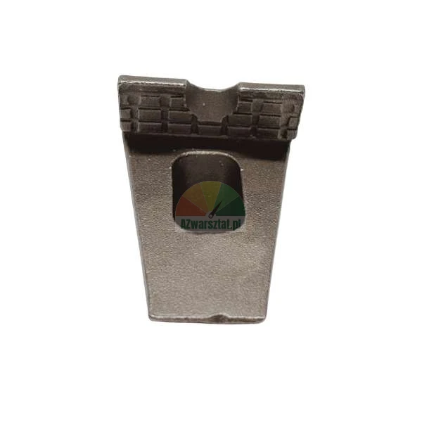 Metal excavator bucket tooth with a textured surface