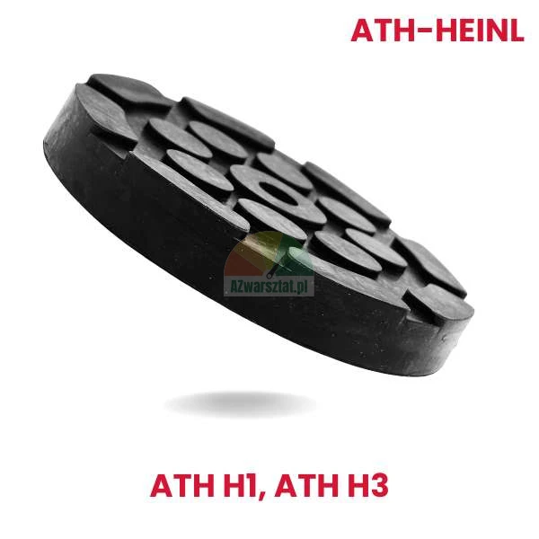 Replacement rubber pad for ATH-Heinl H1 and H3 car lifts, textured lifting pad.