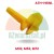 Plastic mounting head insert for ATH-Heinl tire changers M32, M52, M72 - yellow