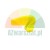 Yellow plastic control lever, spare part for machinery