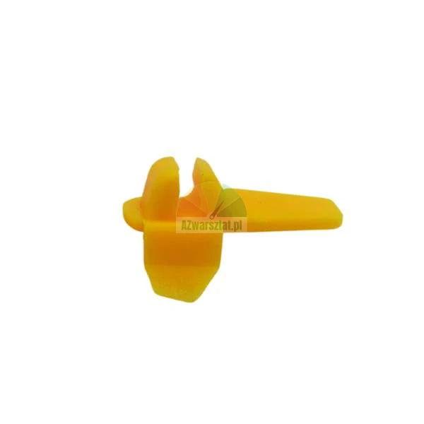 Yellow plastic mounting clip