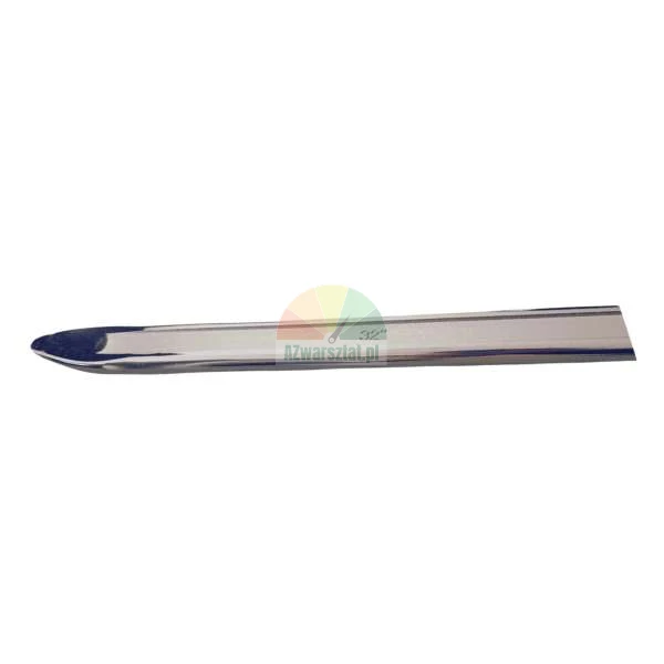 Metal tire lever 32 inch tool on white background