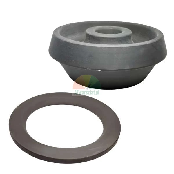Rubber seal kit including a flush valve seal and a flat sealing ring.