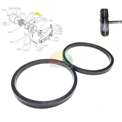 Repair kit for bead breaker cylinder of ATH-Heinl tire changers