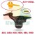 Black mounting head with yellow plastic cover set for ATH-Heinl tire changers 460, 1460, 900, 1900, 980, 1980.