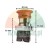 Red emergency STOP mushroom button 1NC with dimensions