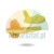 Set of yellow plastic protectors for AHP mounting head to prevent rim scratching