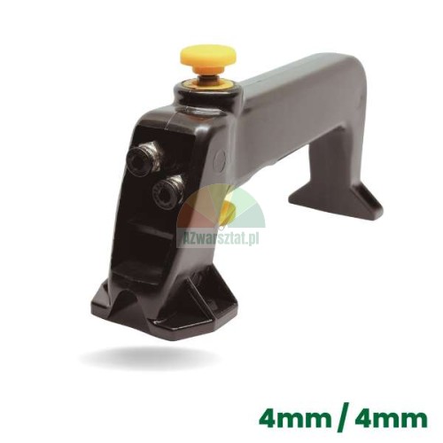 Complete handle with valve and 4mm hose connections