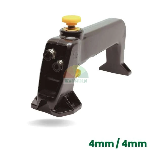 Complete handle with valve and 4mm hose connections