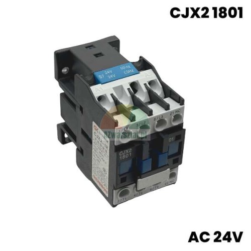 Motor contactor CJX2 1801 with 24V AC coil
