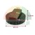 Rubber jack pad for BMW 3 4 5 Series, 6.1 cm diameter with dimensions.