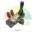Pneumatic control valve with joystick for tire changer arm, model 4MH230C-06.