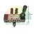 Pneumatic hand lever valve model 4MH230C-06 with fittings and a 7.5 cm height indicator.