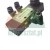 Pneumatic solenoid valve model 4MH230C-06 with black quick-connect fittings and a brass silencer