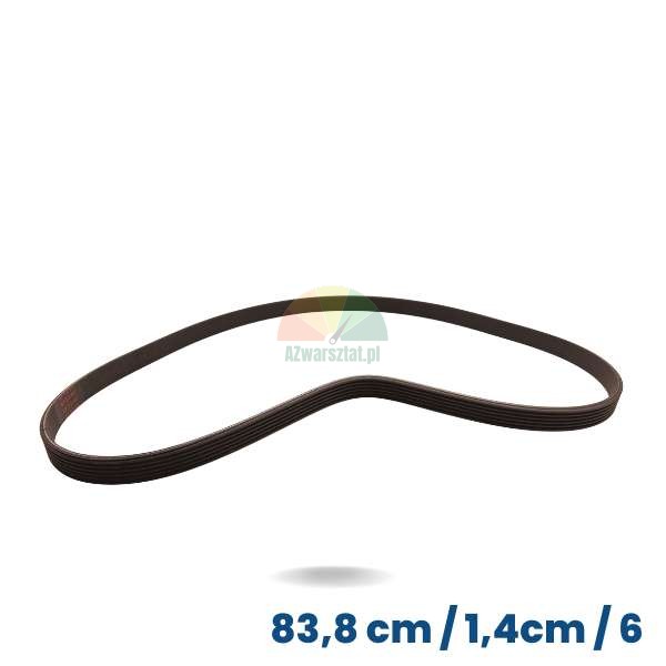 Balancer belt black 83.8cm / width 1.4cm (6 humps, 5 grooves)