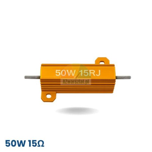 50W 15 Ohm braking resistor in gold aluminum housing for wheel balancer