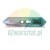 Metal window strike plate with two mounting holes on a white background.
