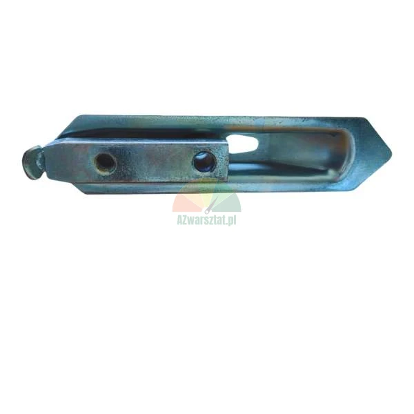 Metal trailer side latch, profile view