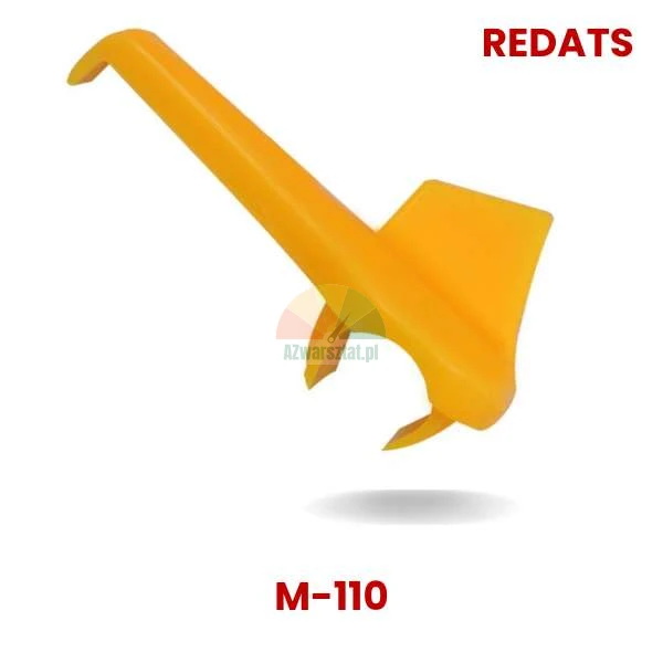 Yellow plastic mounting head cover for REDATS M-110 tire changer to protect rims from scratches.