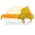 Yellow plastic citrus peeler tool
