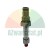 Metal hydraulic cartridge valve with o-ring seals and a red protective cap