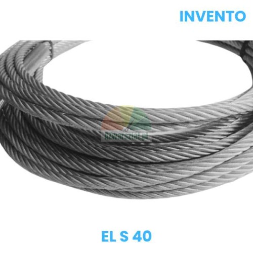 Steel cable for lift EL S 40 - replacement for Invento