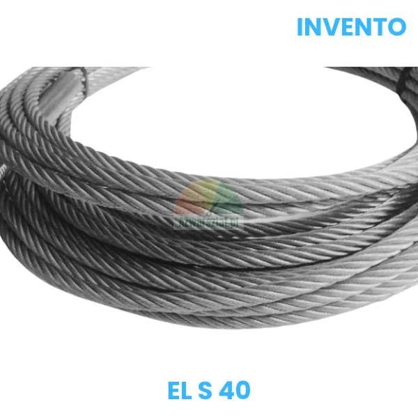 Steel cable for lift EL S 40 - replacement for Invento