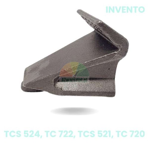 Replacement jaw for Invento tire changers TCS 524, TC 722, TCS 521, TC 720