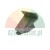 Cast iron cultivator tooth or share point for agricultural machinery on a white background.