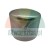 Metal cap with a white plastic base