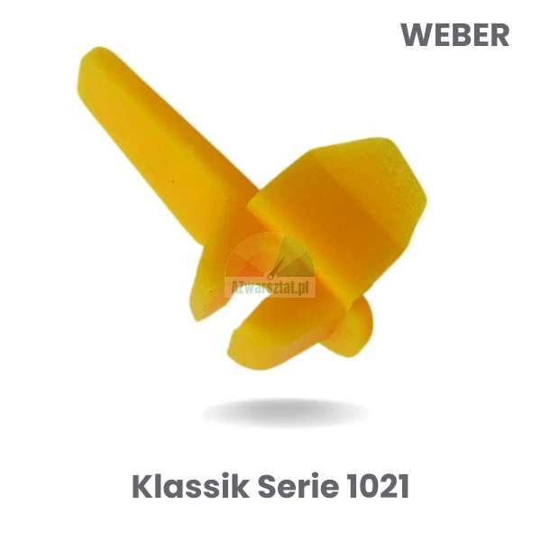Yellow plastic protector for Weber Klassik Serie 1021 tire changer mounting head
