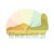 Yellow plastic mechanical part with an irregular shape on a white background.