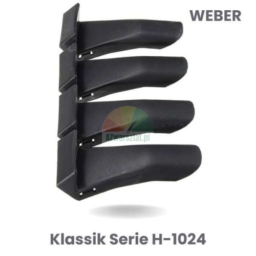 Set of four long clamping jaw covers for Weber Klassik Serie H-1024.