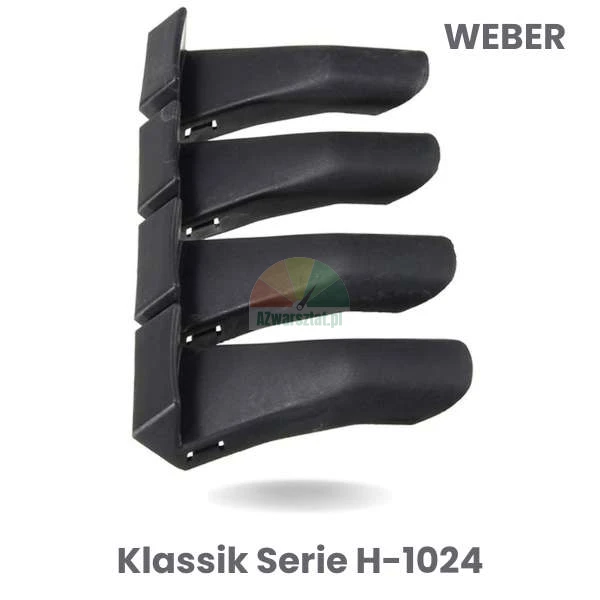Set of four long clamping jaw covers for Weber Klassik Serie H-1024.
