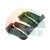 Set of four black plastic replacement handles for appliance baskets.