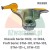 Steel mounting head for Weber tire changers, compatible with Klassik and Profi series.