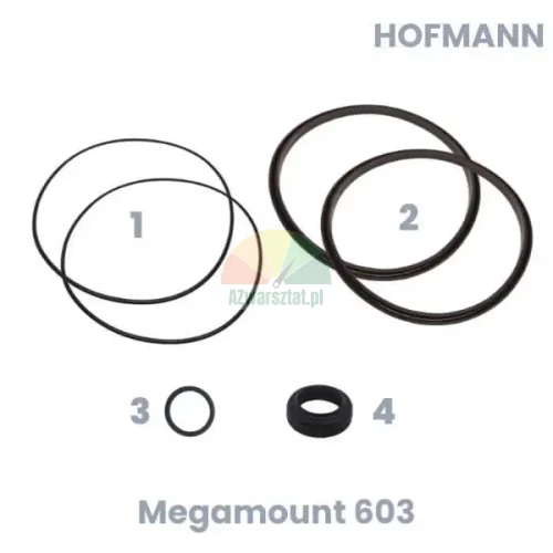 Replacement Hofmann: Repair kit for Megamount 603 tire changer bead breaker cylinder - seals and o-rings.