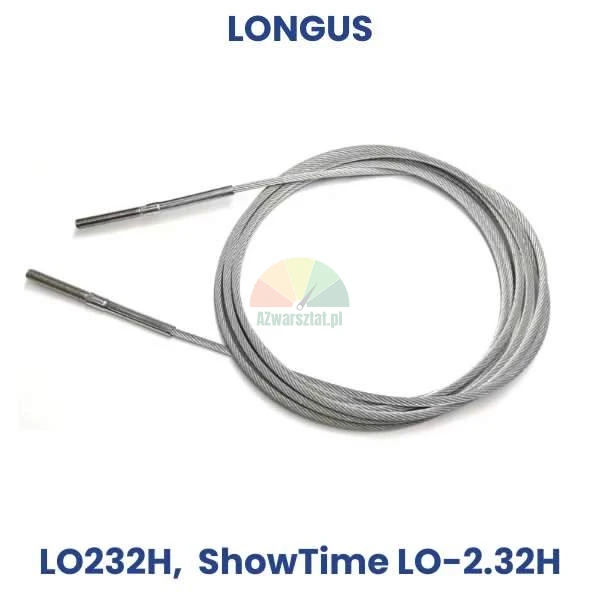 Steel cable for Longus lift LO232H, ShowTime LO-2.32H replacement