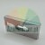 Silver metal mounting plate with two elongated slots on a light background.