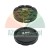 Rubber jack pad 12cm with dimensions shown