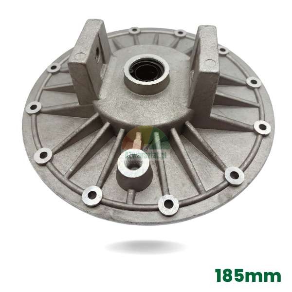 Front cover of the mounting machine's impact actuator (aluminium cap)