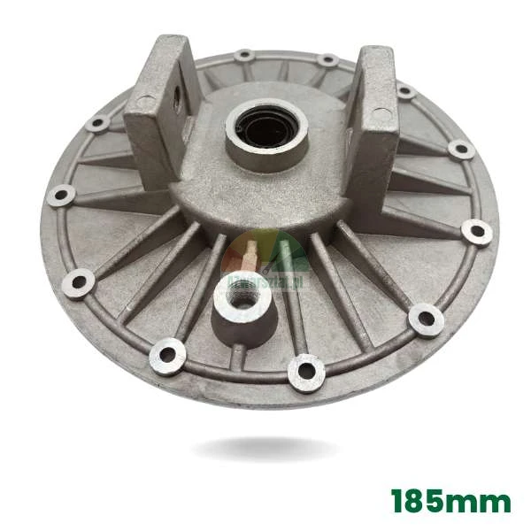 Front aluminum cover for tire changer bead breaker cylinder, 185mm diameter