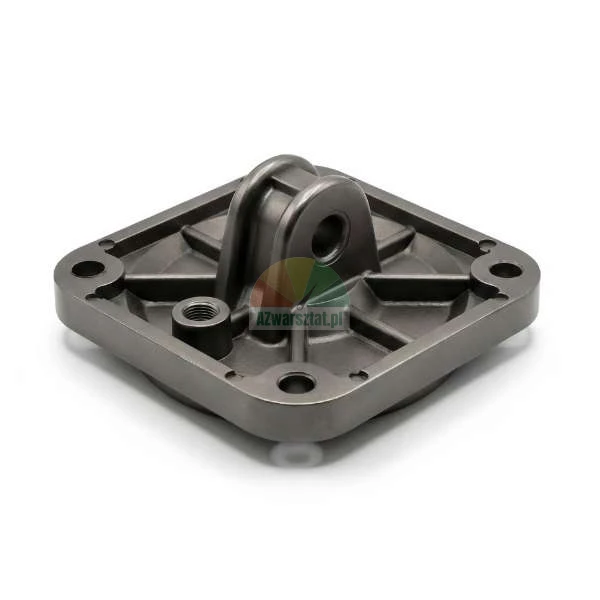 Mounting flange for 100mm actuator with eye 11cm, metal mounting bracket.