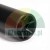 Black cylindrical component with internal ribs on a white background.